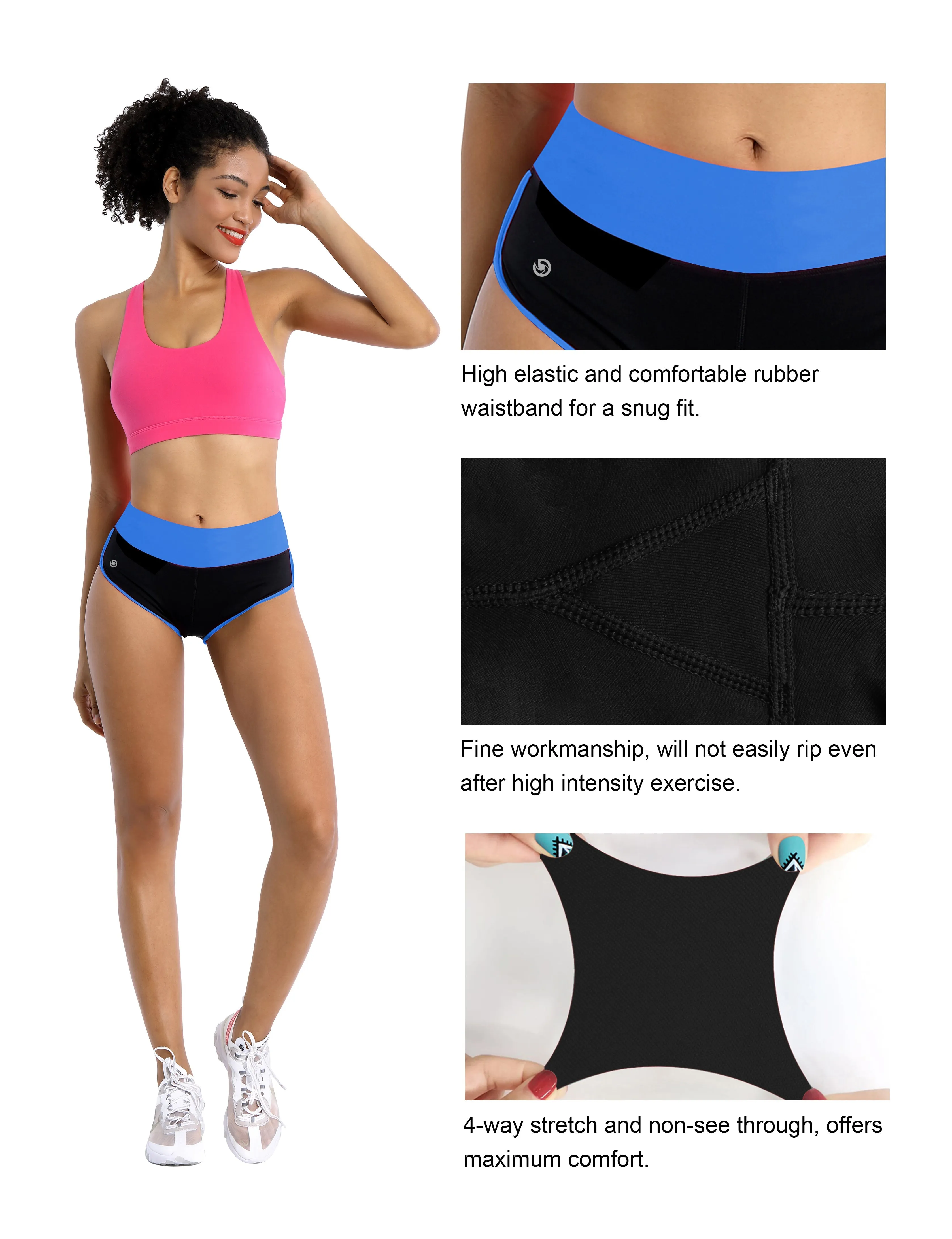 030 Sexy Booty Running Shorts blue_black_Running