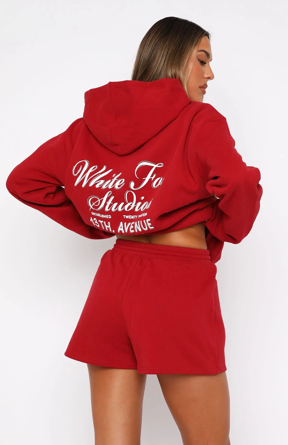 13th Avenue Lounge Shorts Red