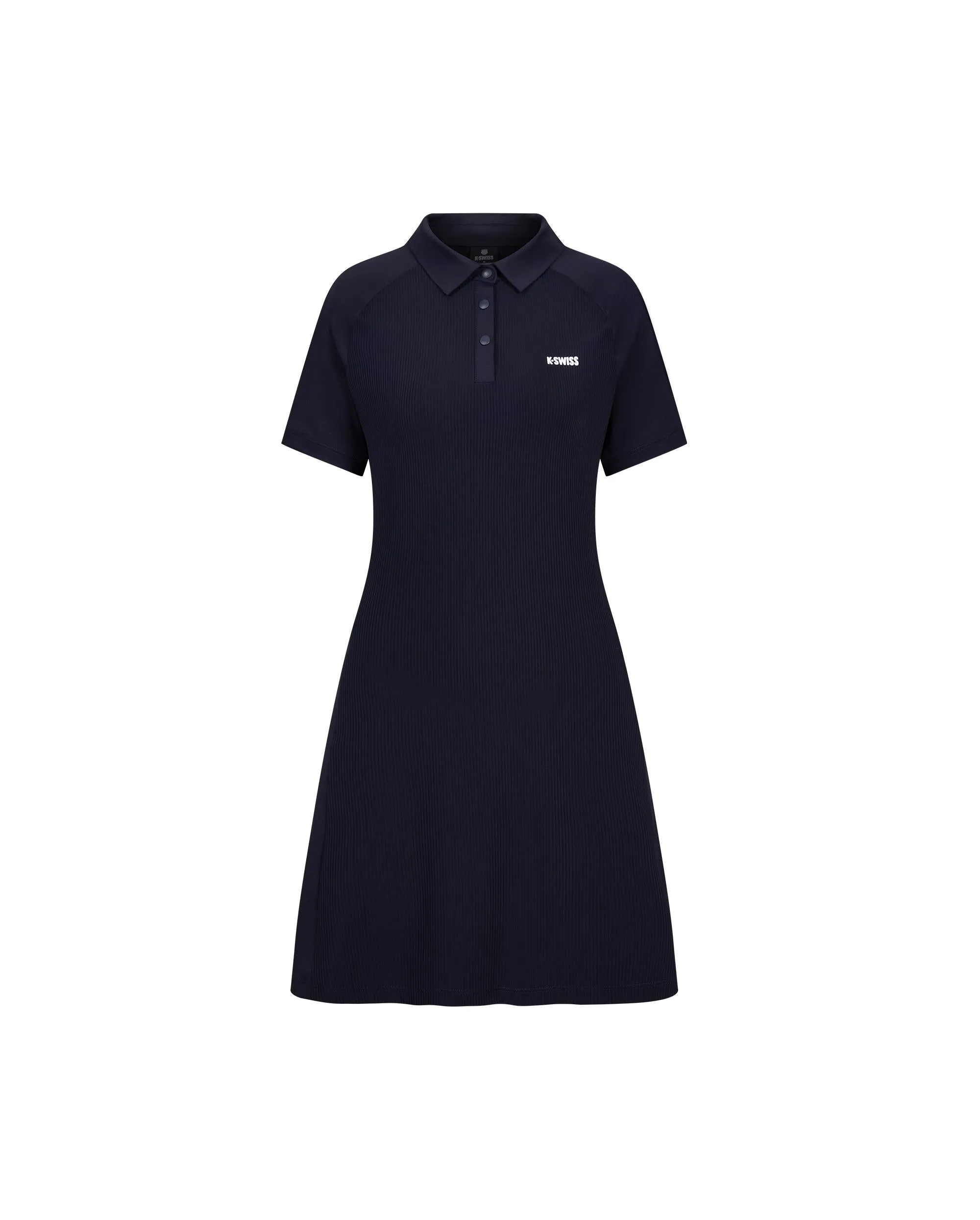 1910687-495 | WOMEN'S K-SWISS LOGO TENNIS POLO DRESS | BLUE/MISC