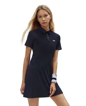 1910687-495 | WOMEN'S K-SWISS LOGO TENNIS POLO DRESS | BLUE/MISC