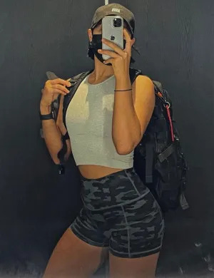 2.5" Printed Side Pockets Running Shorts dimgraycamo ins_Running