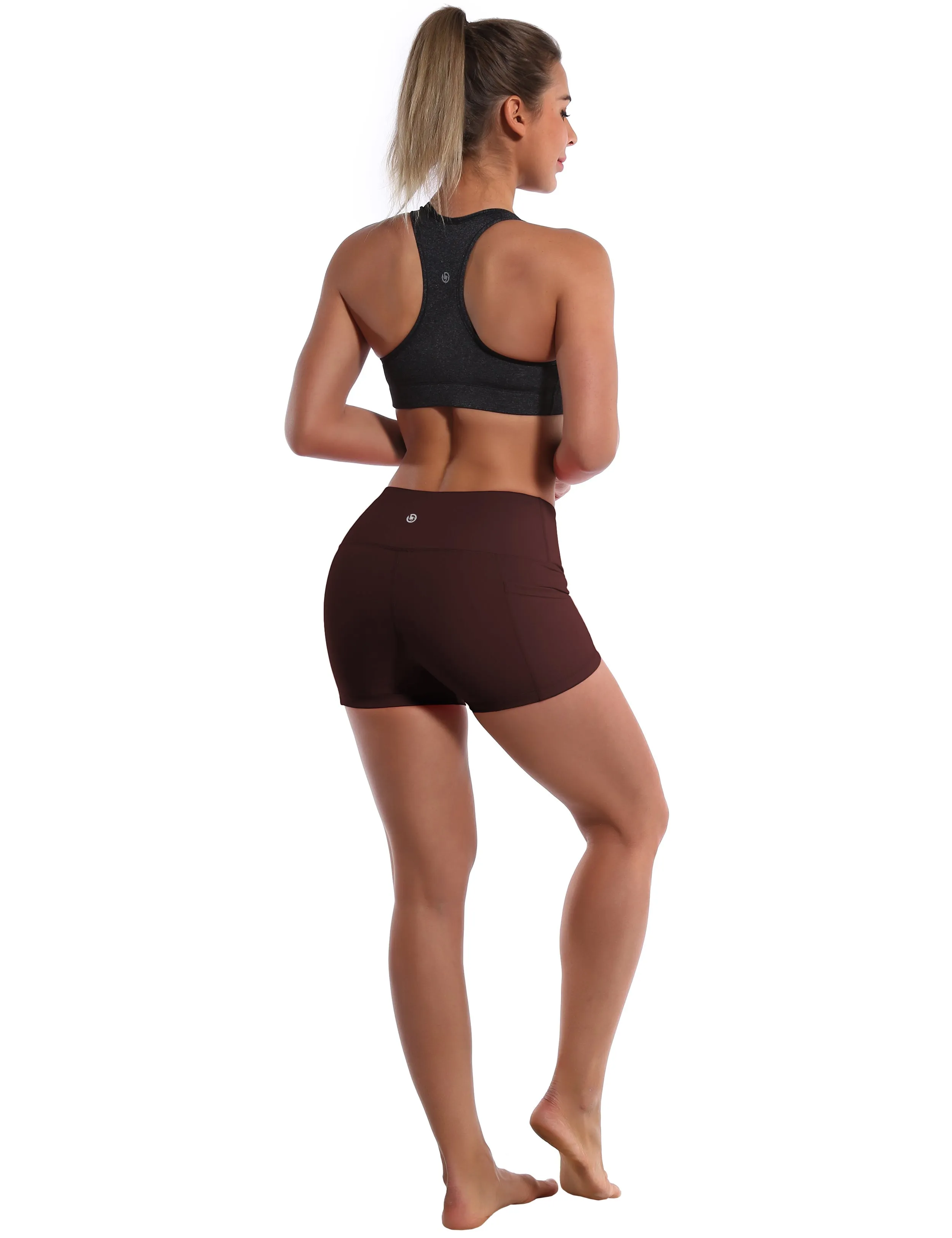 2.5" Side Pockets Running Shorts mahoganymaroon_Running
