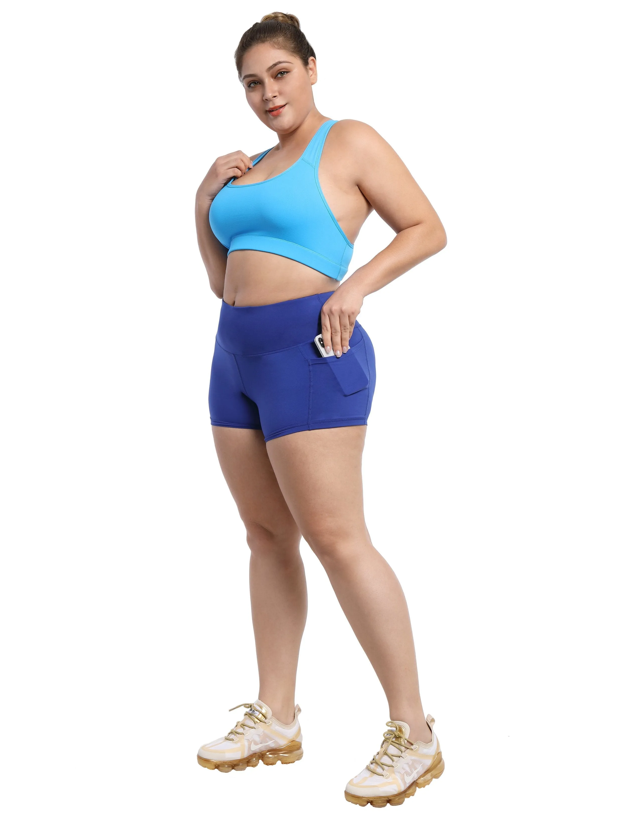 2.5" Side Pockets Running Shorts navy ins_Running