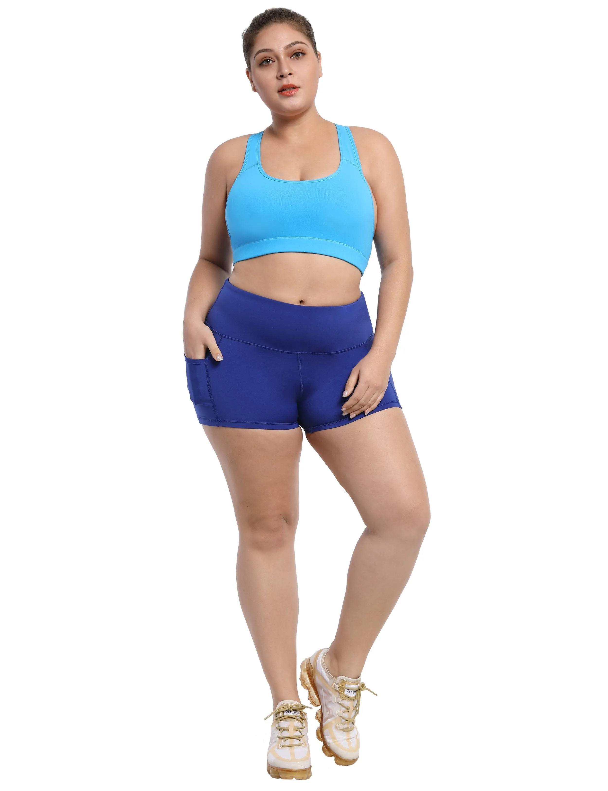 2.5" Side Pockets Running Shorts navy ins_Running