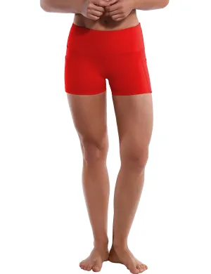 2.5" Side Pockets Running Shorts scarlet_Running