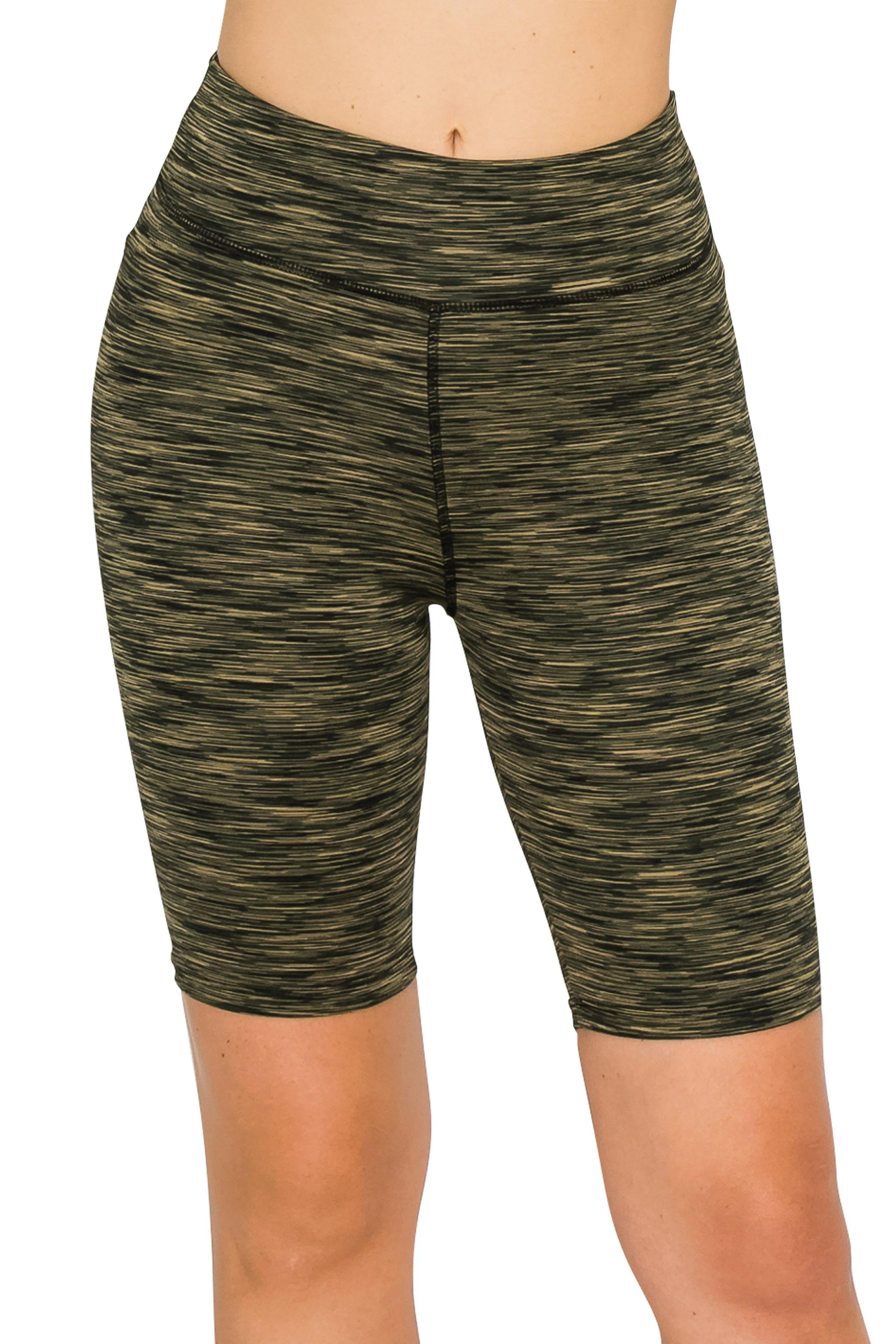 8" Bike Shorts - High Waist Activewear Bike Shorts Yoga Material without Stitching