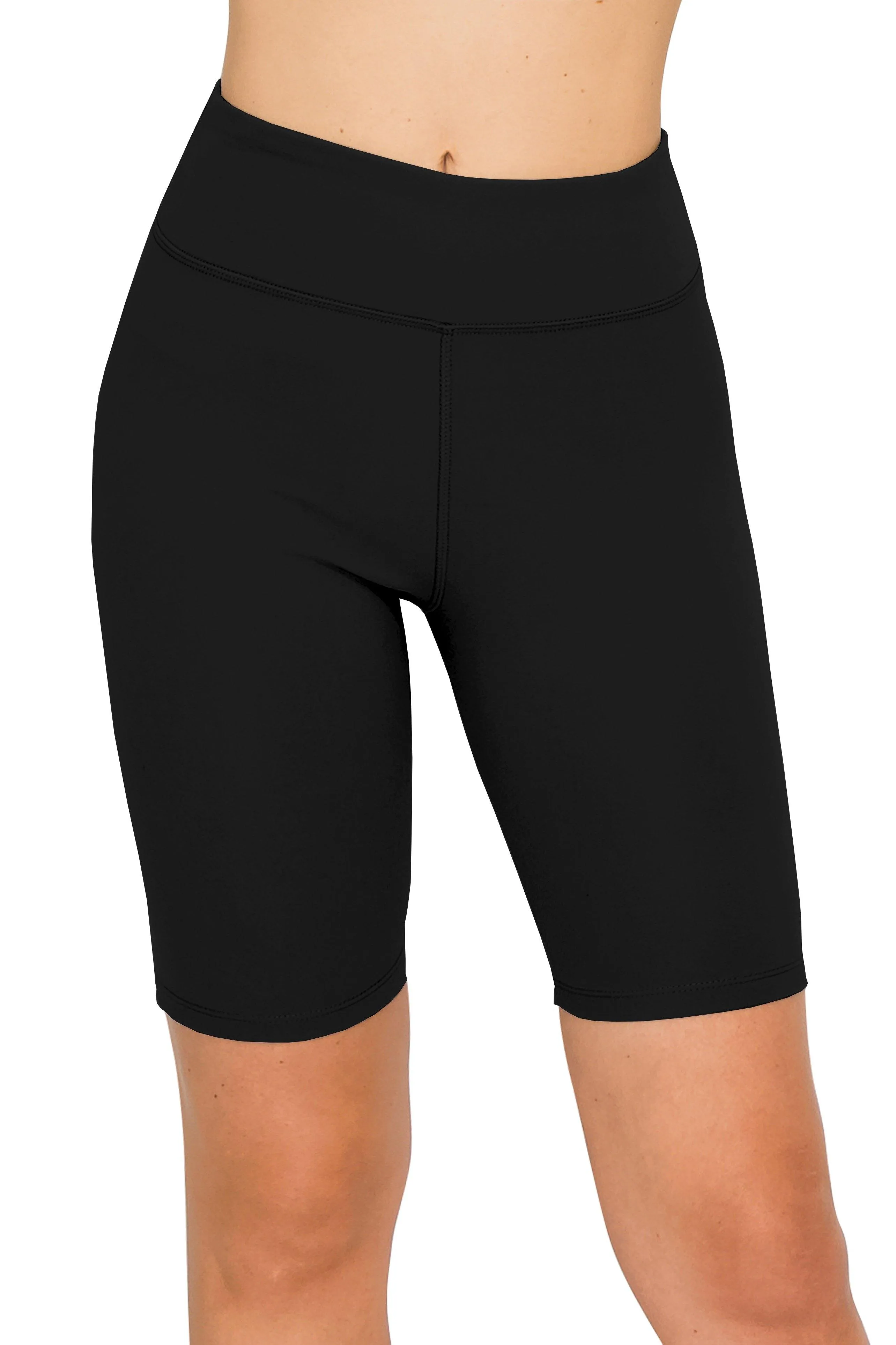8" Bike Shorts - High Waist Activewear Bike Shorts Yoga Material without Stitching
