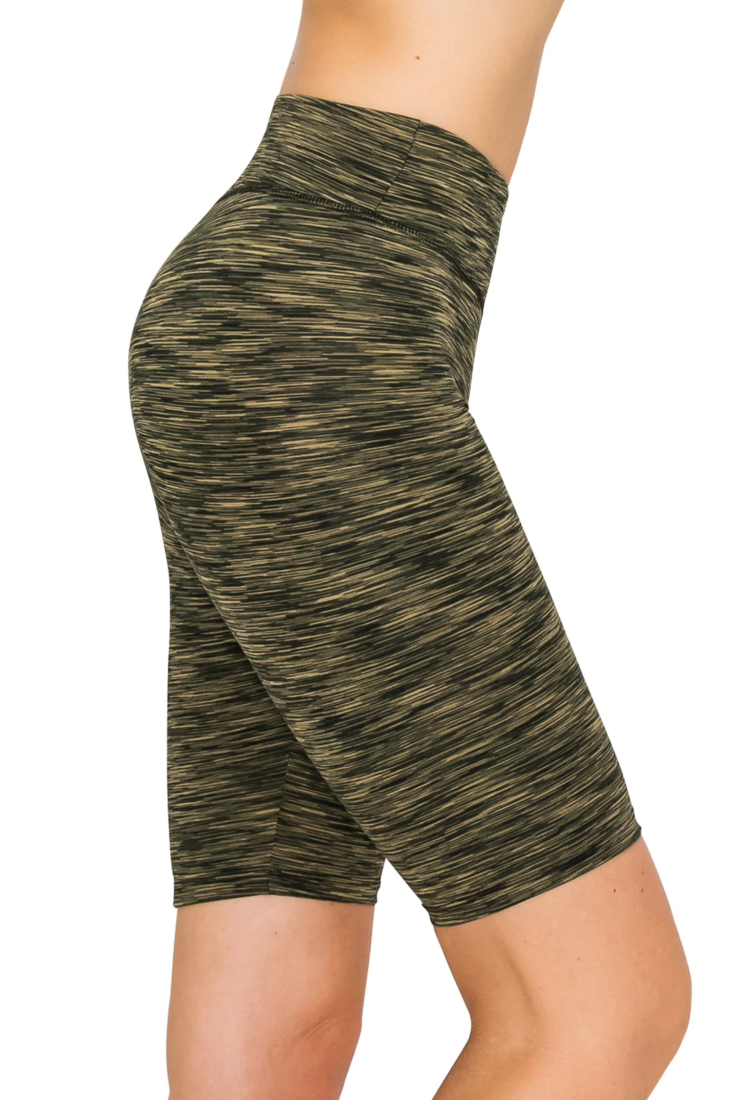 8" Bike Shorts - High Waist Activewear Bike Shorts Yoga Material without Stitching