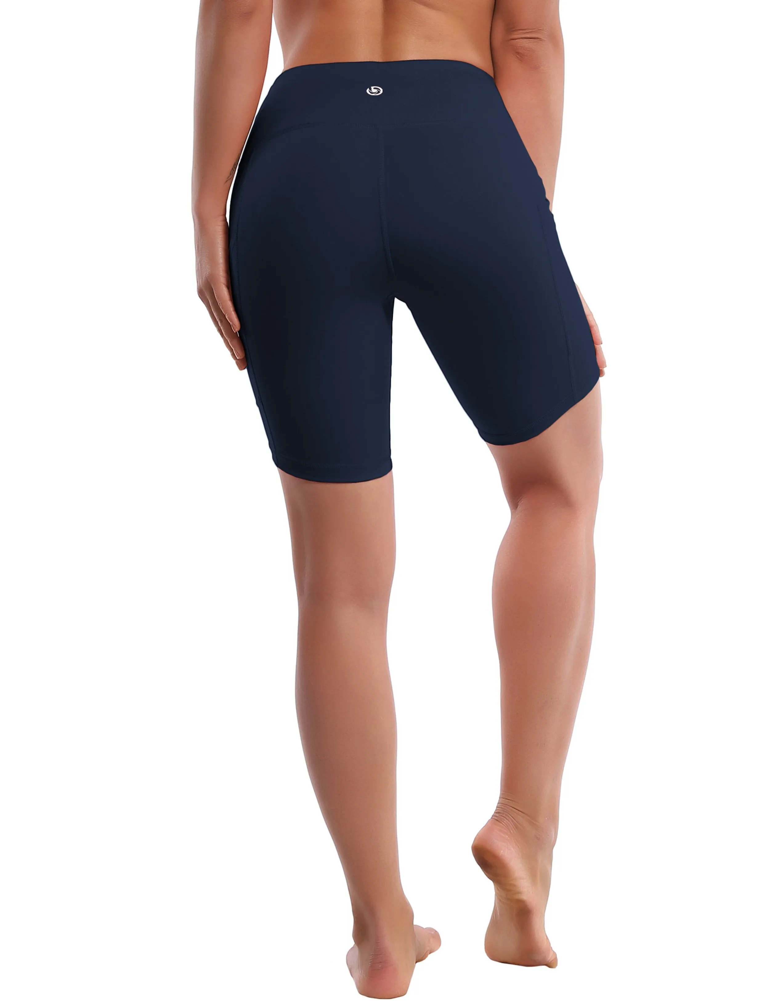 8" Side Pockets Running Shorts darknavy ins_Running