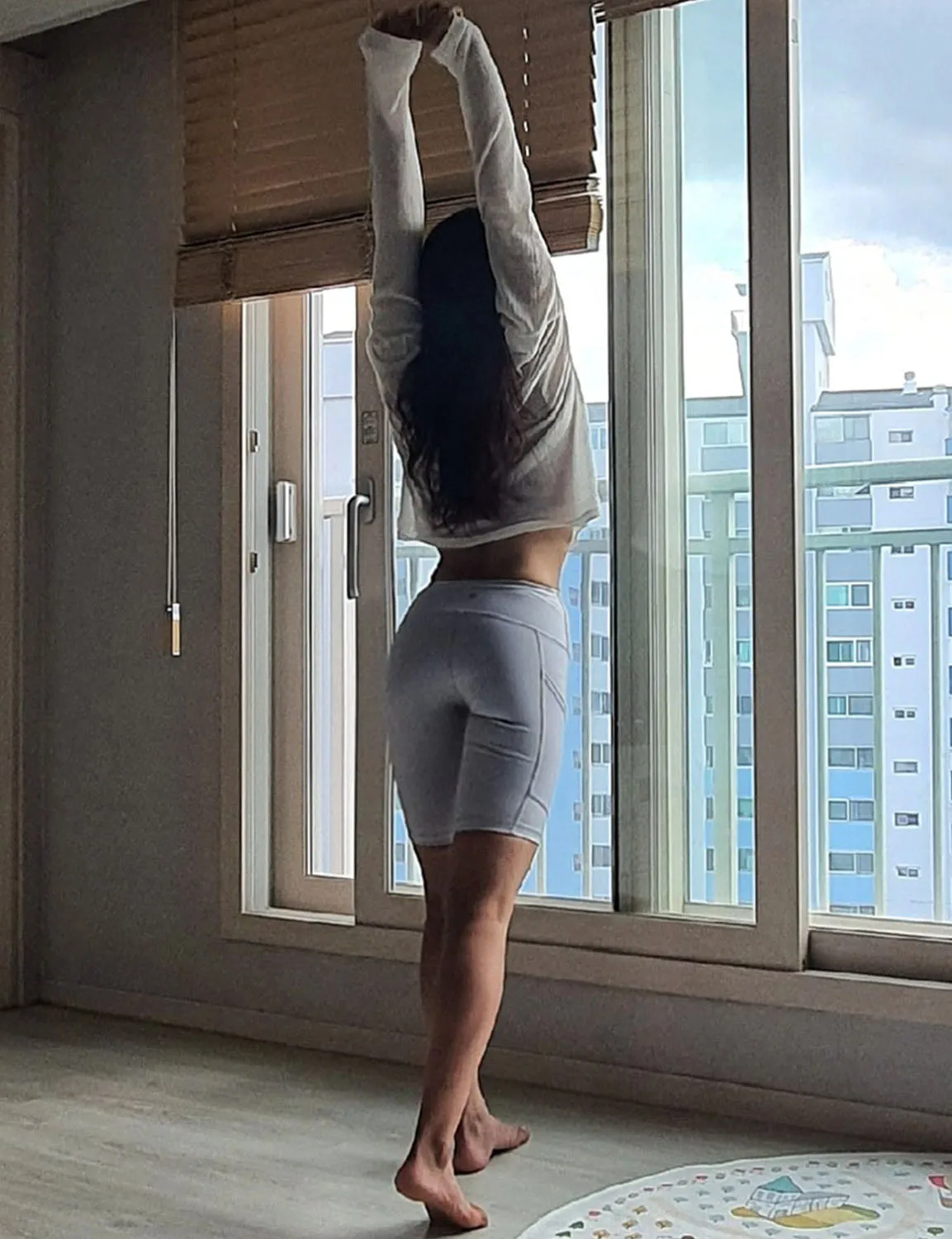 8" Side Pockets Running Shorts lightgray ins_Running