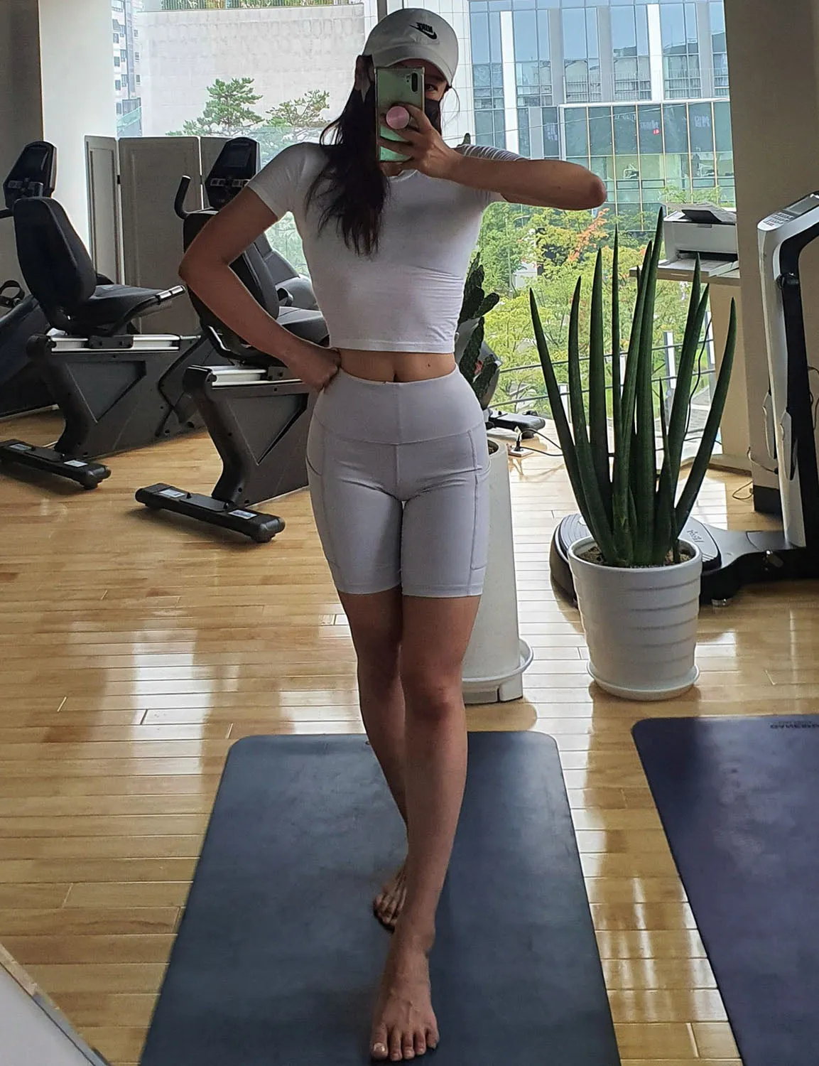 8" Side Pockets Running Shorts lightgray ins_Running