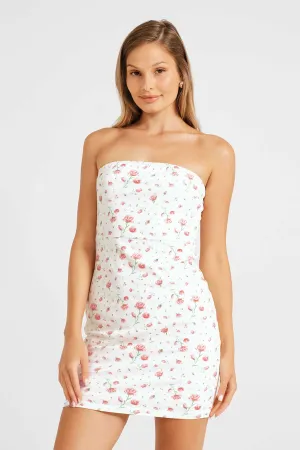 Ali Mini Tube Dress / Rose Water