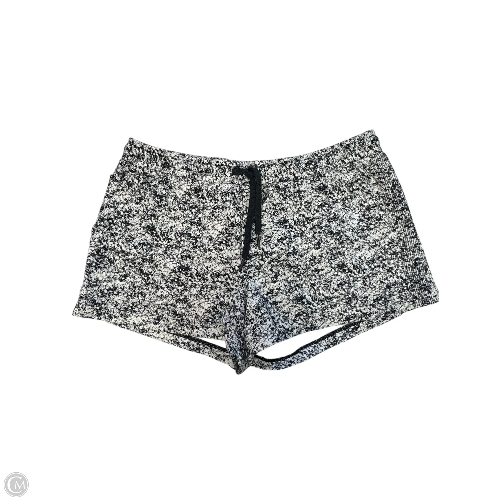 Athletic Shorts By Athleta In Black & White, Size: L