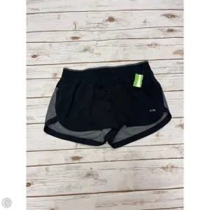 Athletic Shorts By Champion In Black & Grey, Size: L
