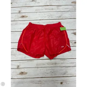 Athletic Shorts By Champion In Red, Size: S