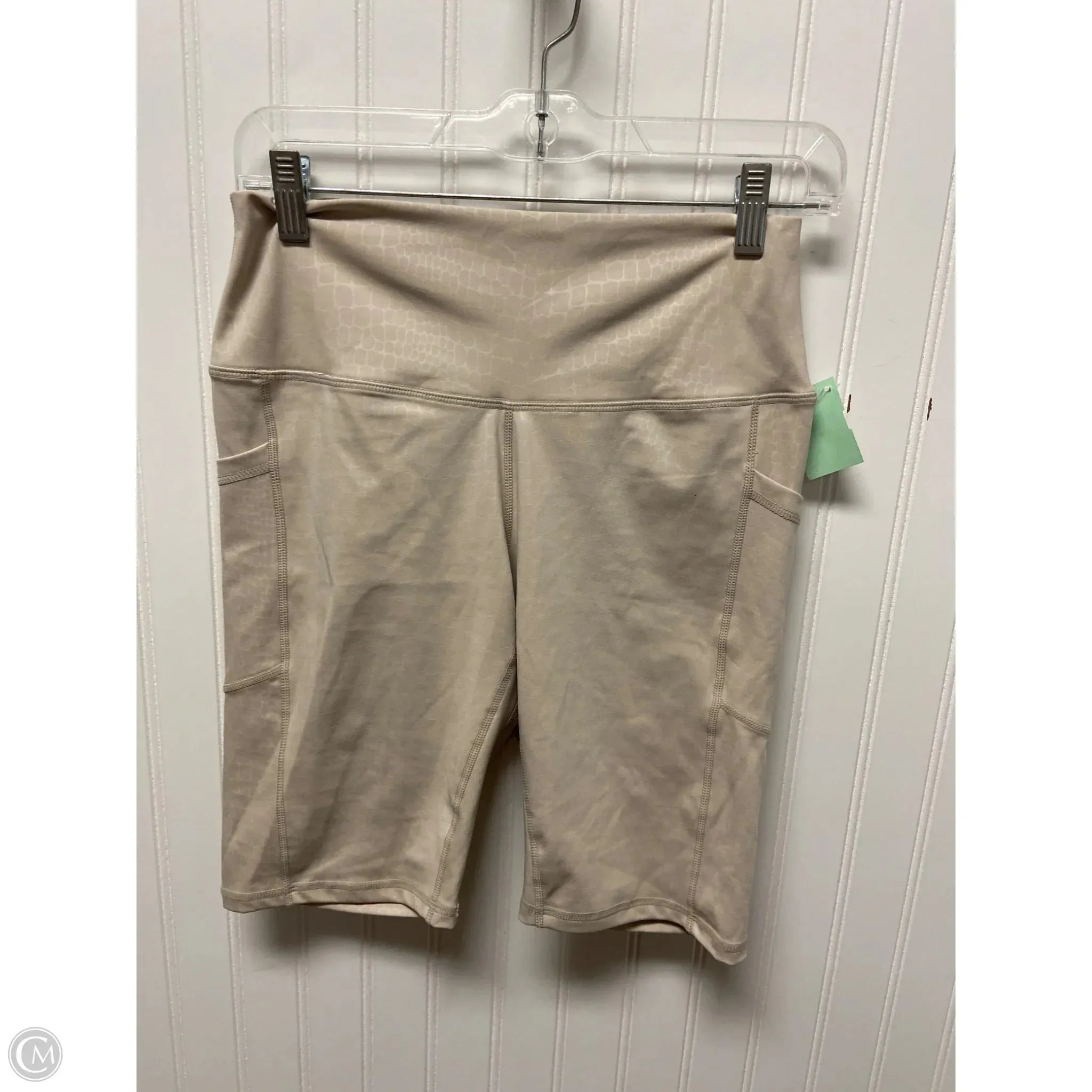 Athletic Shorts By Cmc In Beige, Size: L