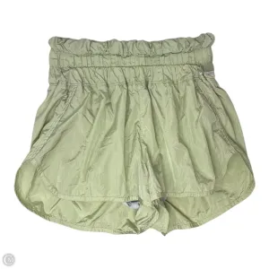 Athletic Shorts By Free People In Chartreuse, Size: M