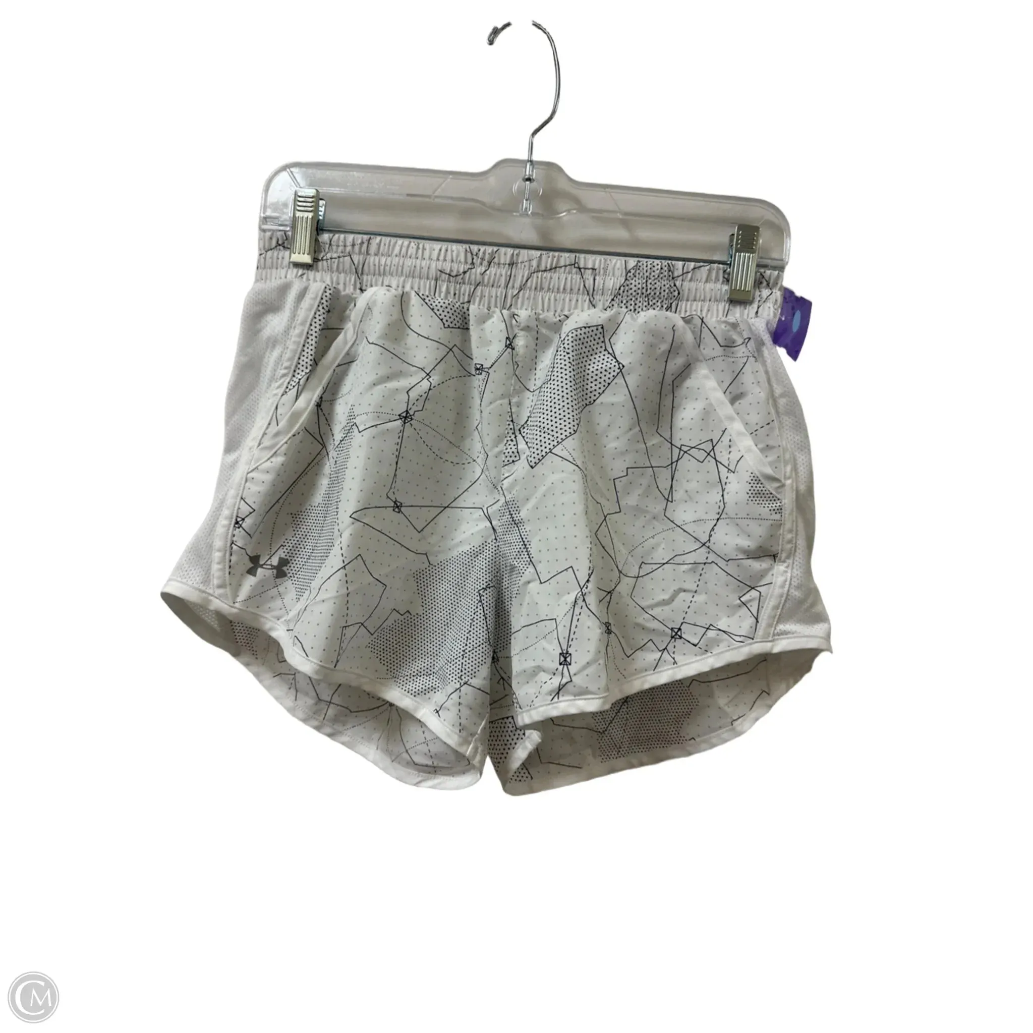 Athletic Shorts By Under Armour In Black & White, Size: 4
