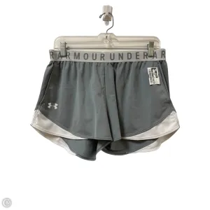 Athletic Shorts By Under Armour In Grey, Size: L