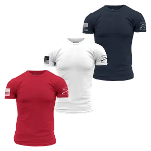 Basic T-Shirts - Patriot Pack - 3 Pack