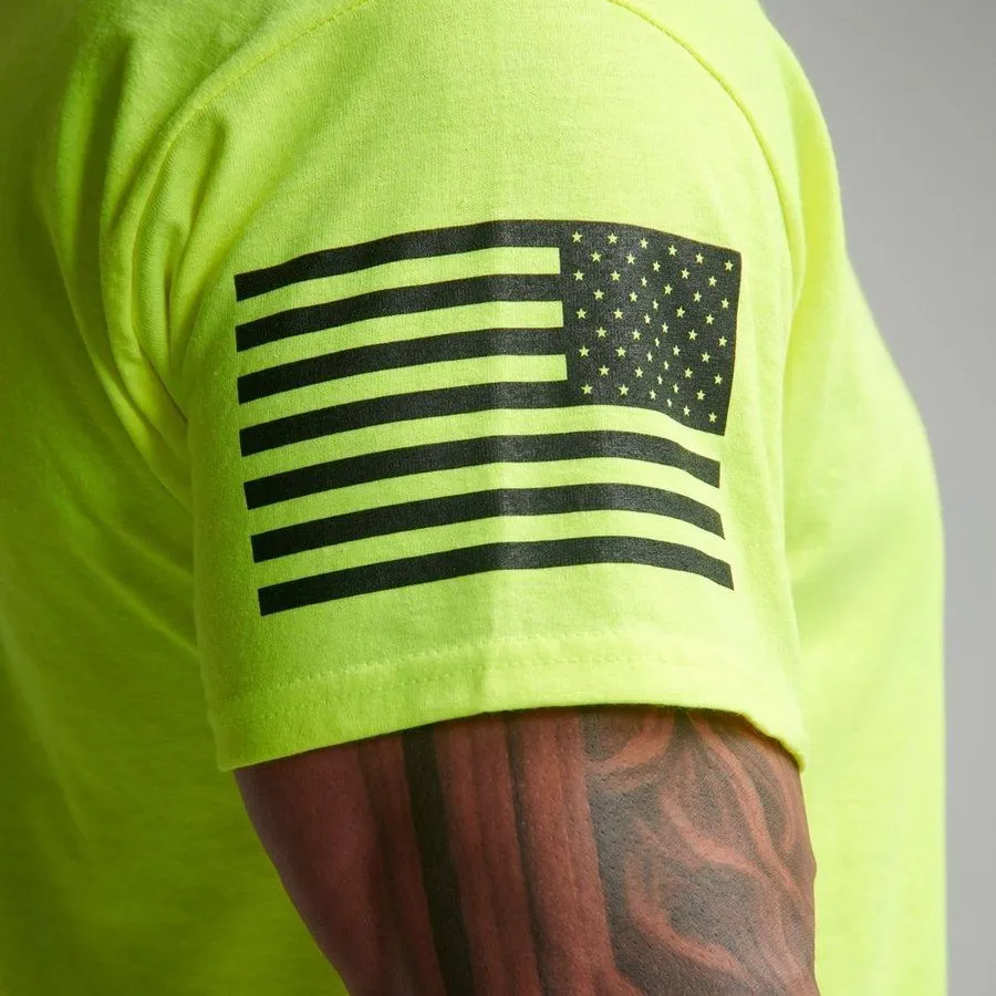Basic T-Shirts - Safety Green - 3 Pack