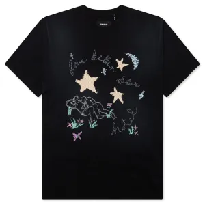 Billion Star T-Shirt - Worn Black