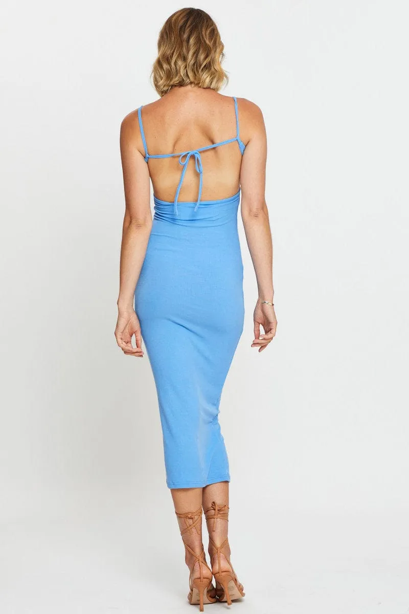 Blue Bodycon Dress Mini