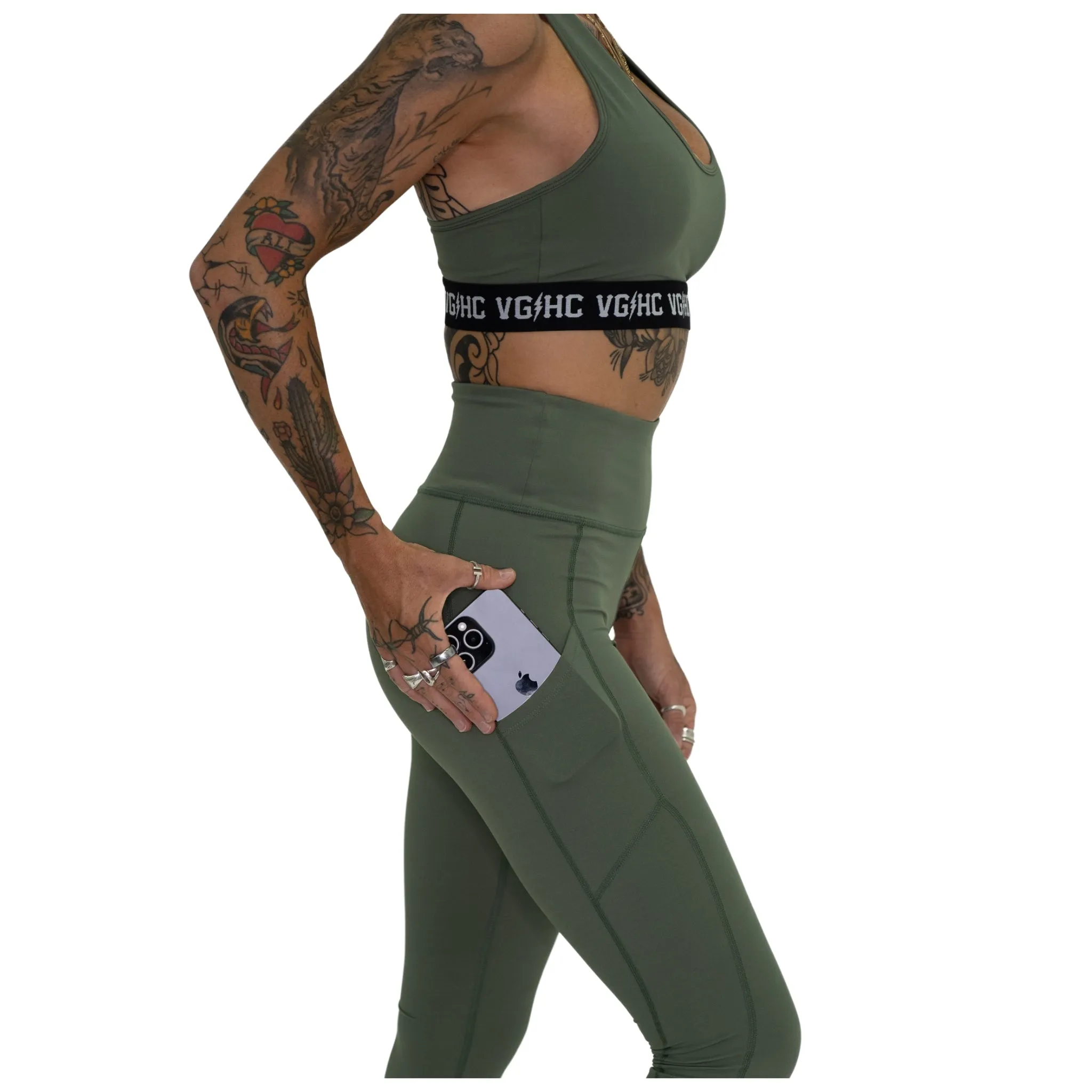 Bolt Club Womens Athletic Leggings