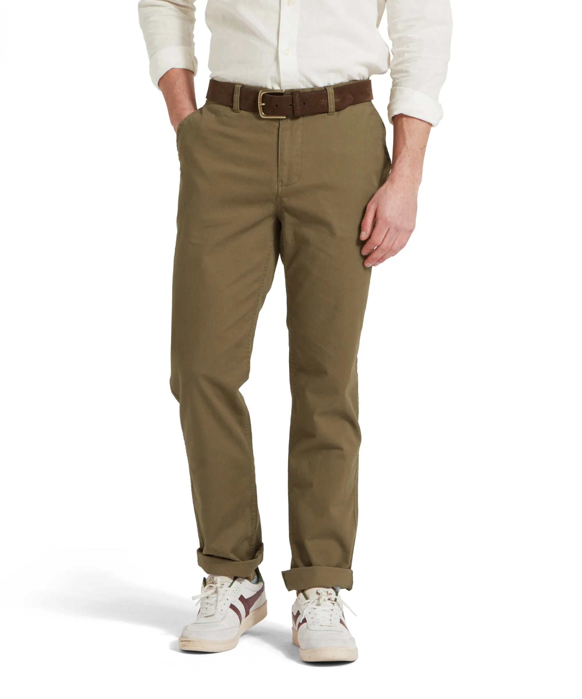 Chichester Chinos - Dark Khaki Green