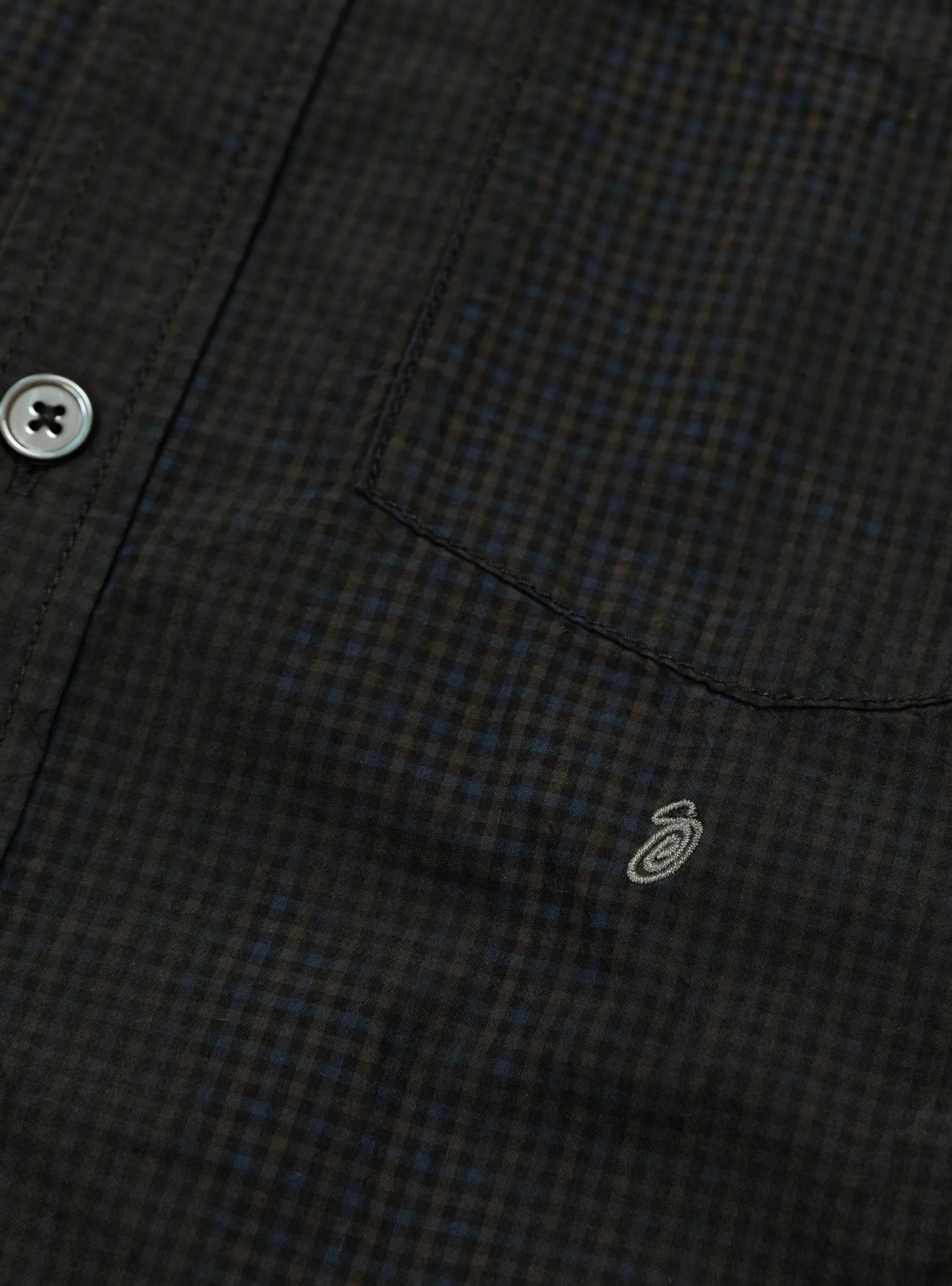 Classic Long Sleeve Shirt Sprayed Blue