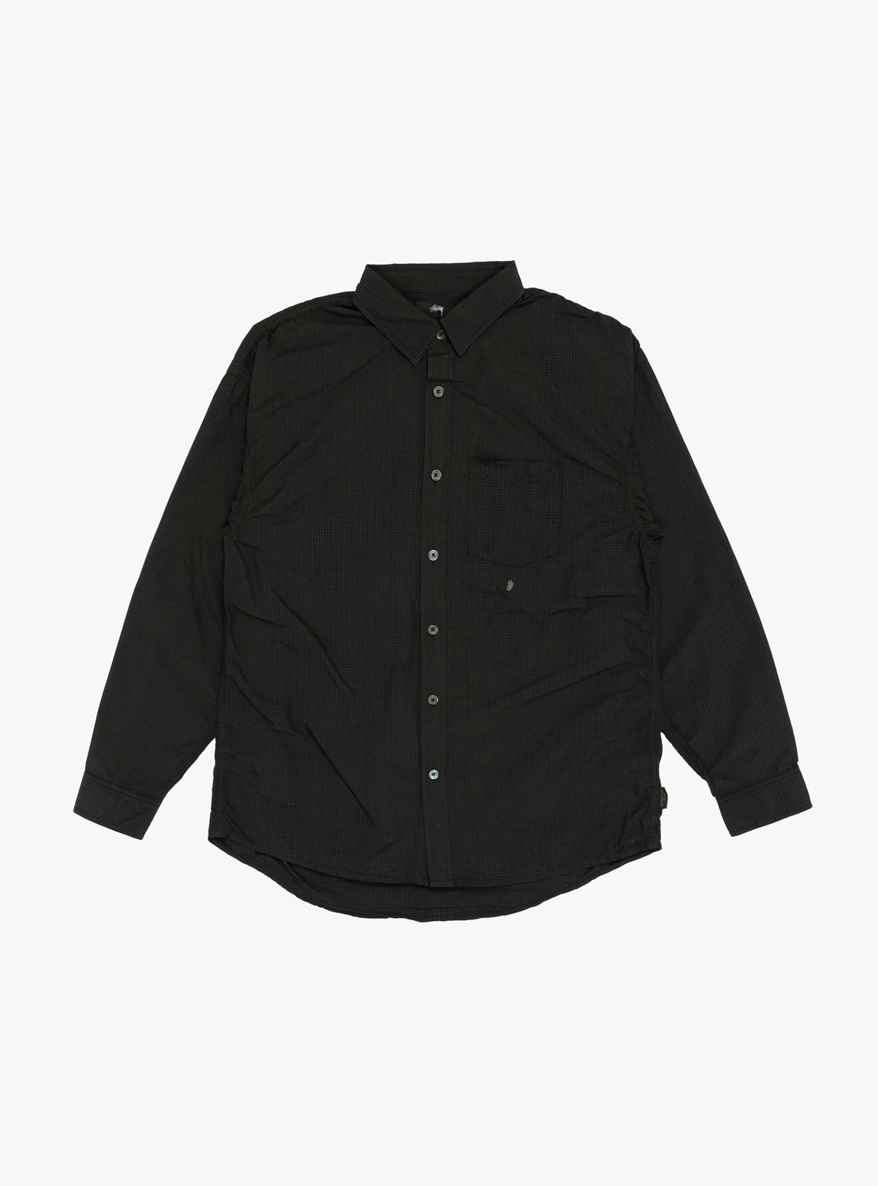 Classic Long Sleeve Shirt Sprayed Blue