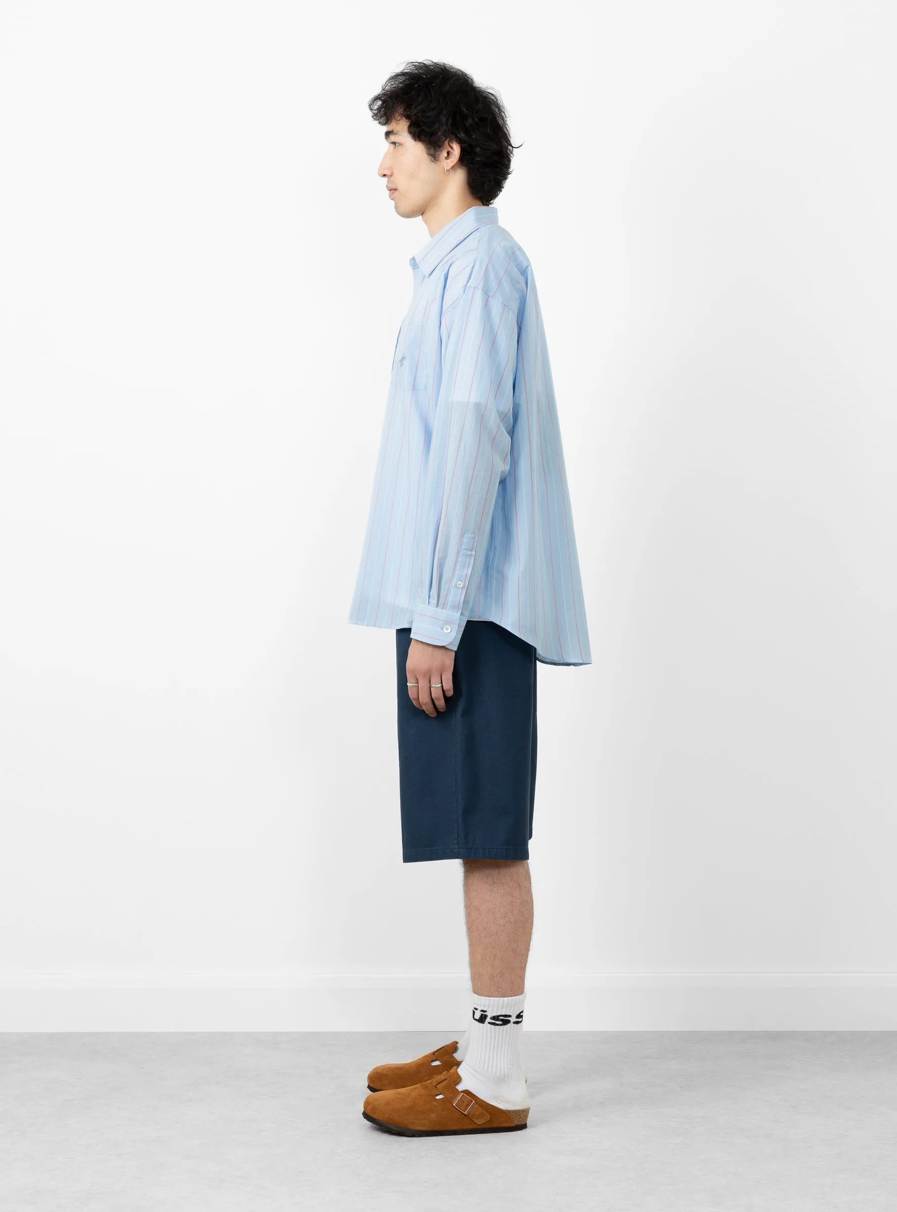 Classic LS Shirt Stripe Light Blue