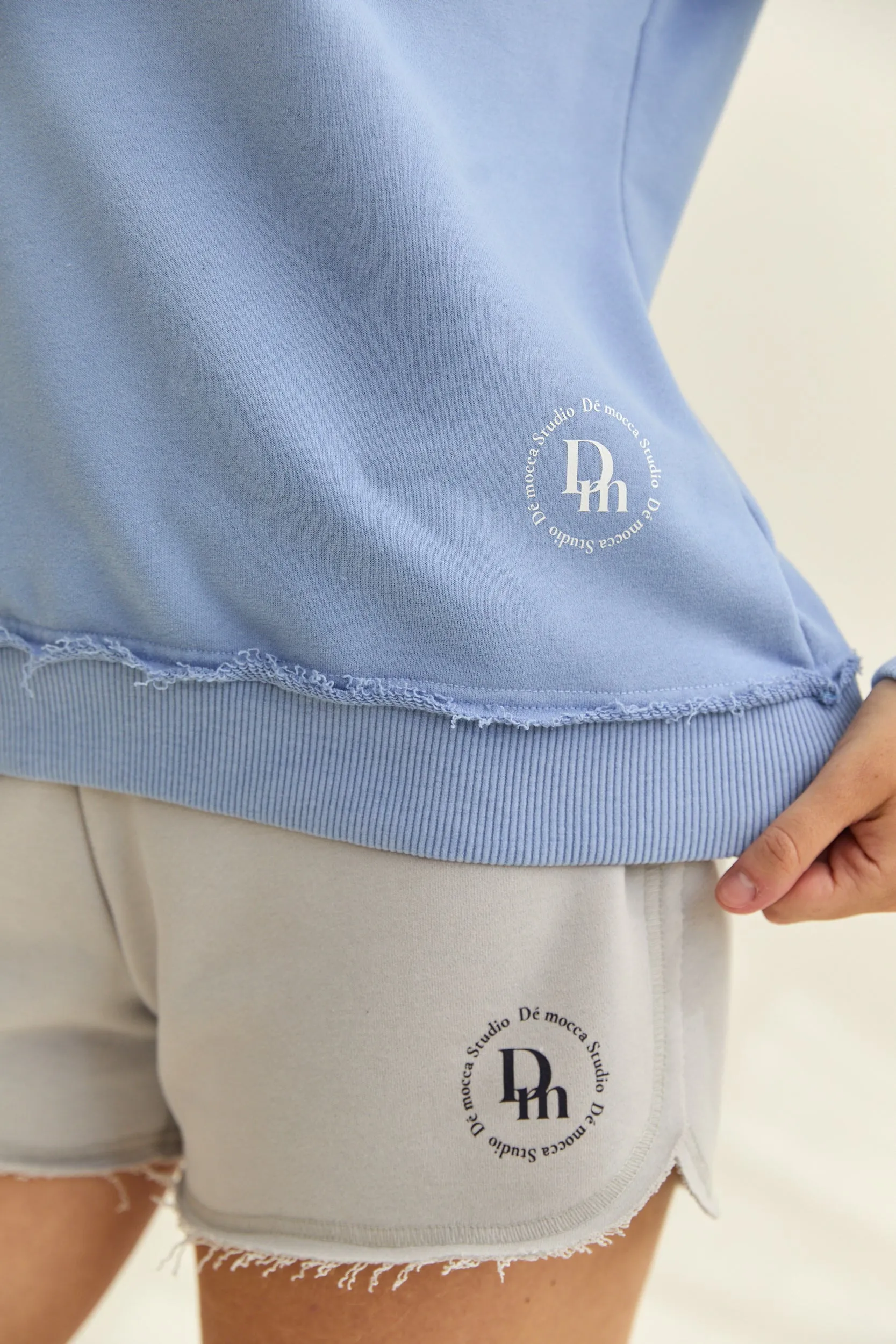 Cotton shorts - light gray