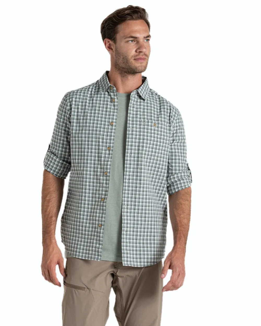 Craghoppers NosiLife Nuoro Check Long Sleeved Shirt