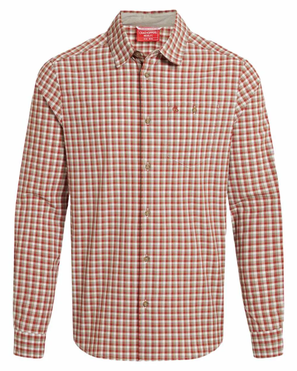 Craghoppers NosiLife Nuoro Check Long Sleeved Shirt