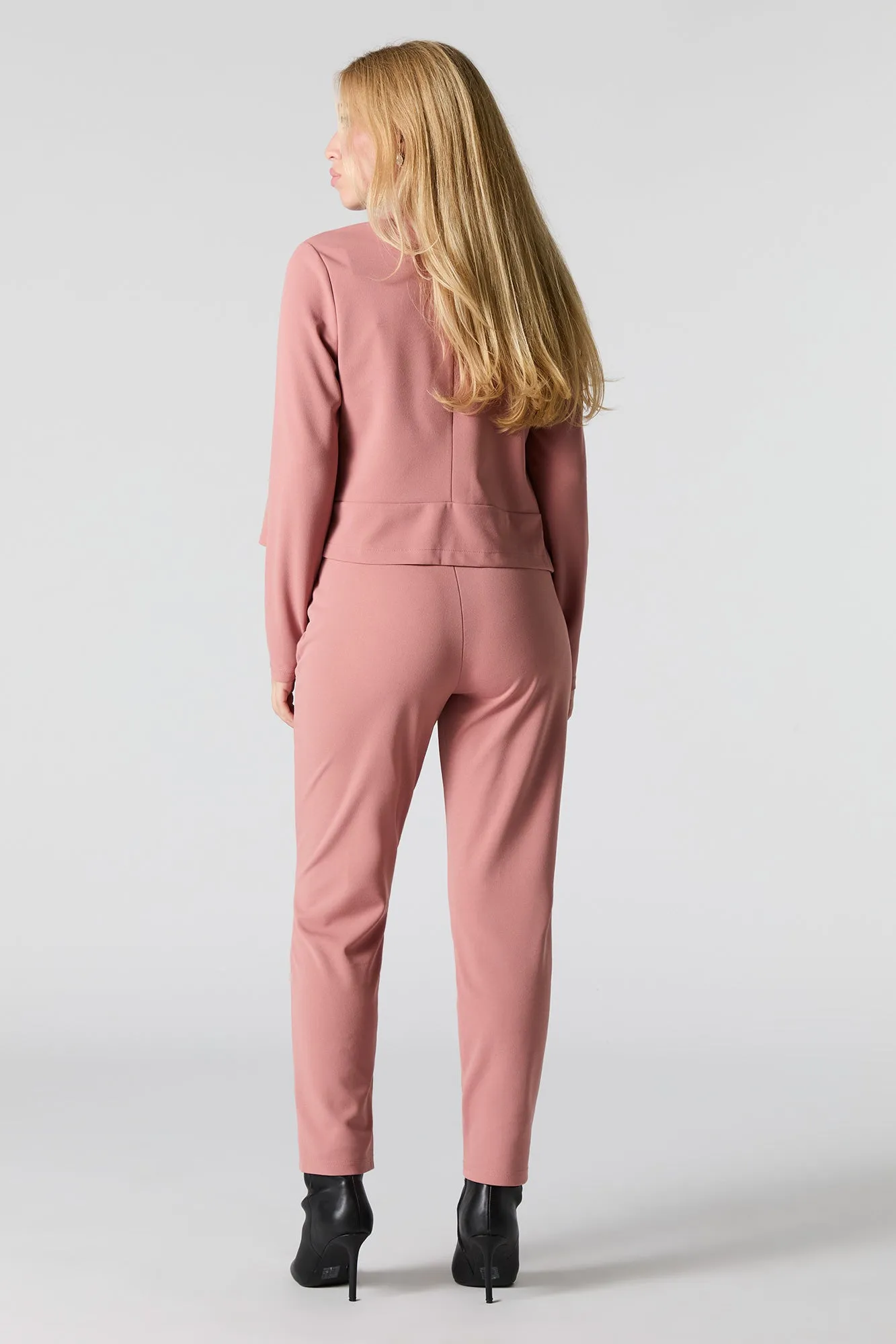 Crepe Slim Dress Pant
