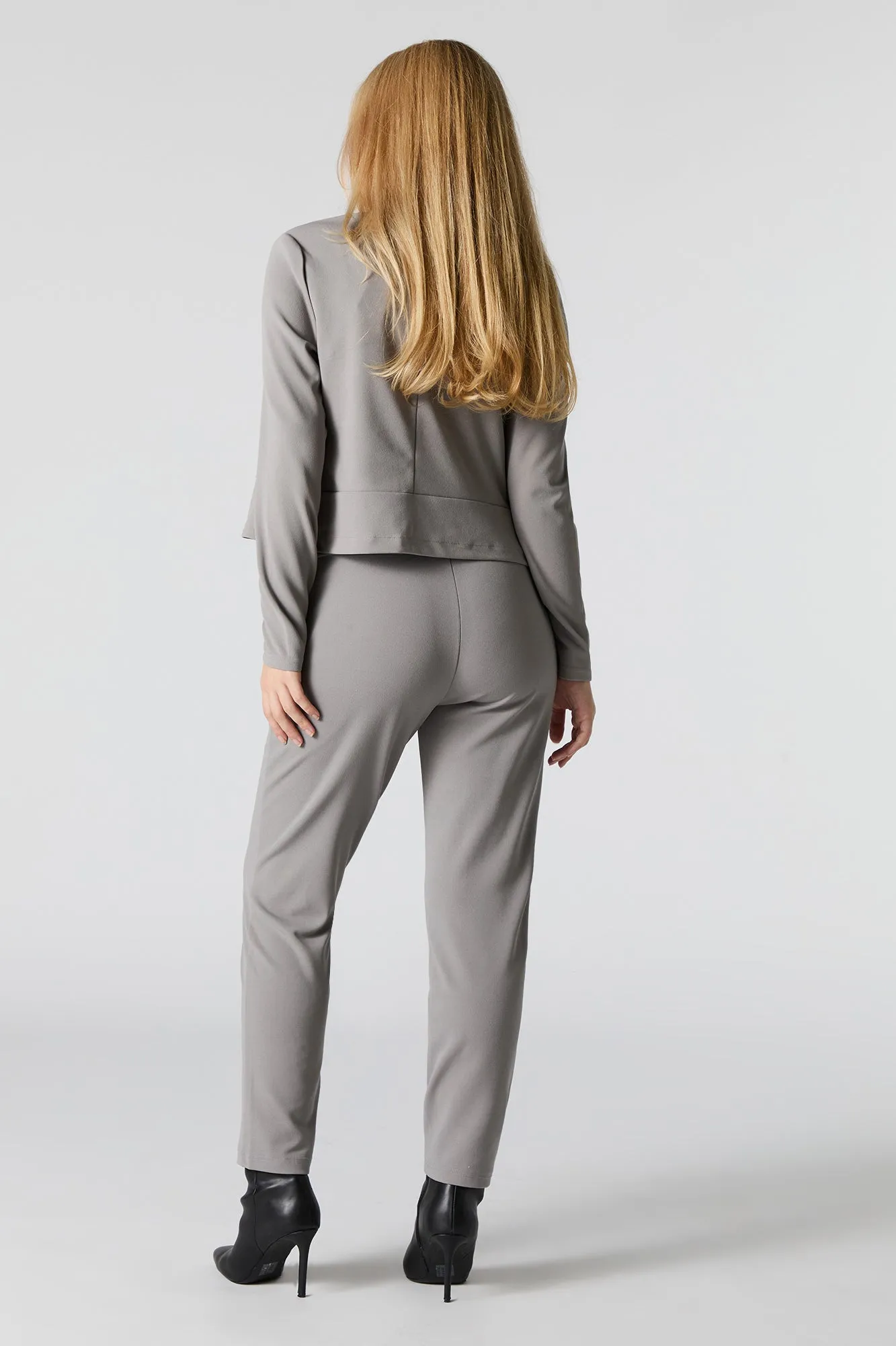 Crepe Slim Dress Pant