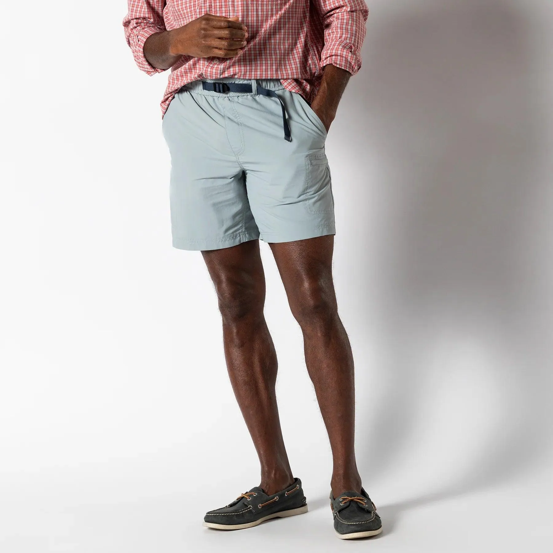 Duck Head 7" On The Fly Short - Quarry Gray