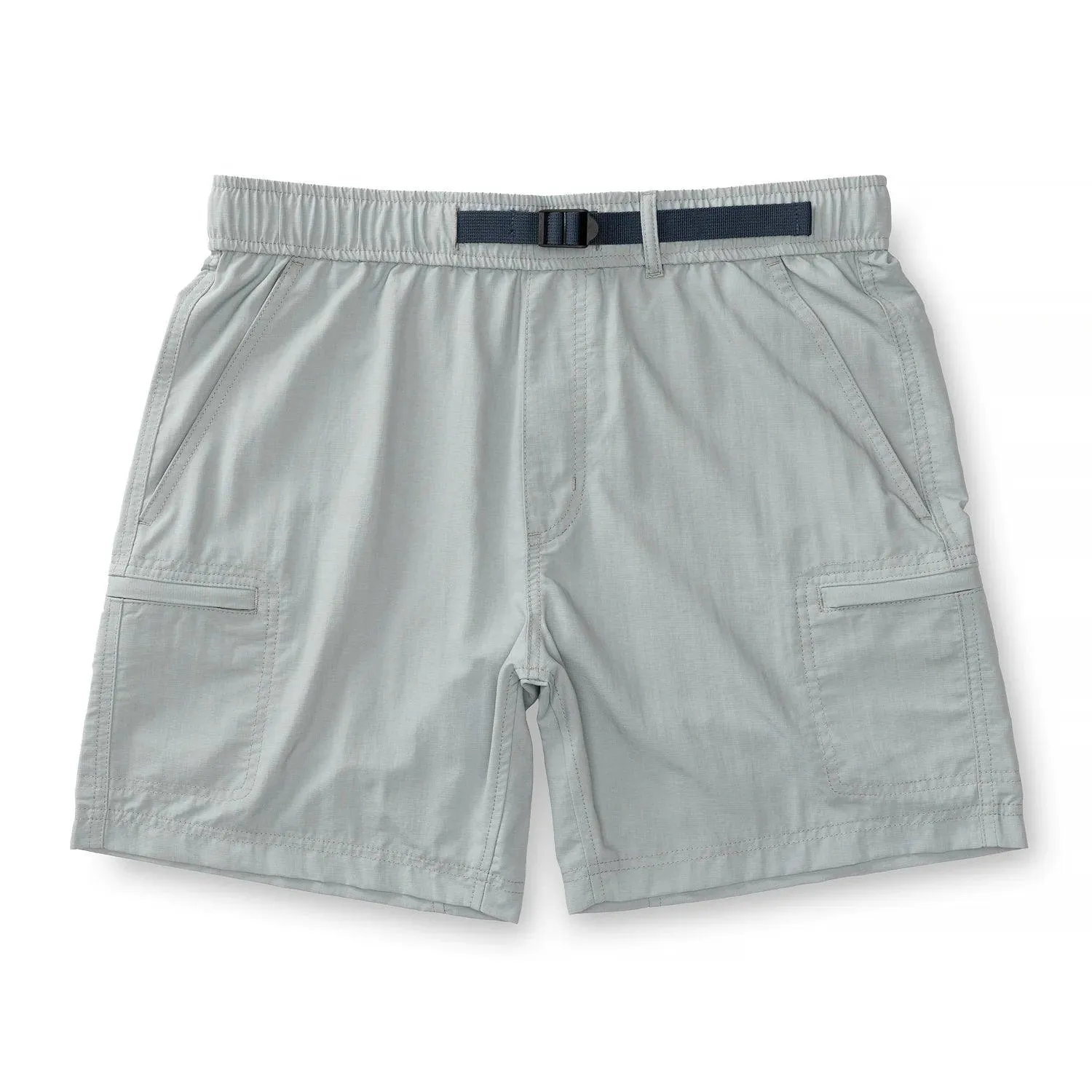 Duck Head 7" On The Fly Short - Quarry Gray