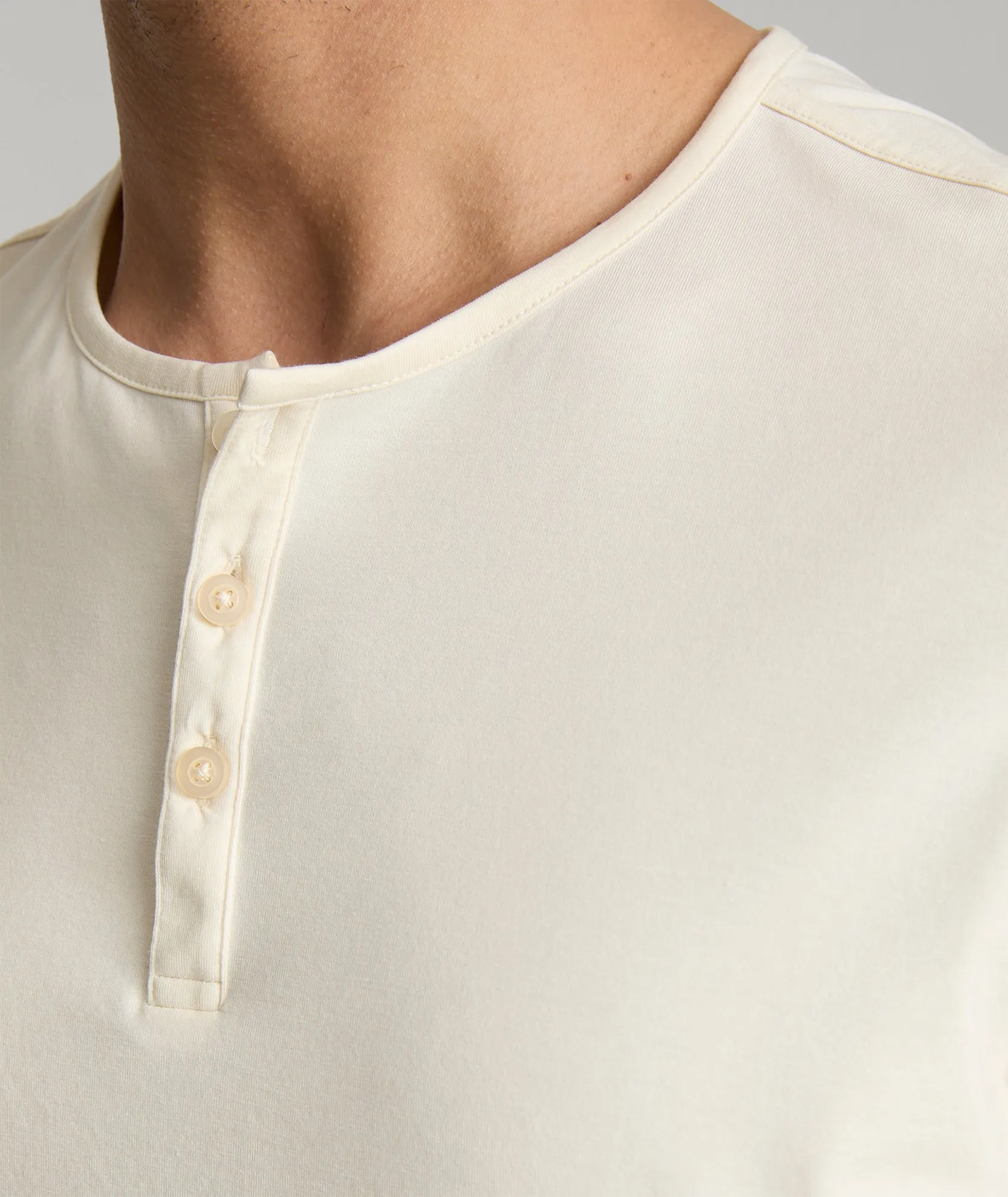 EcoSoft™ Short-Sleeve Henley