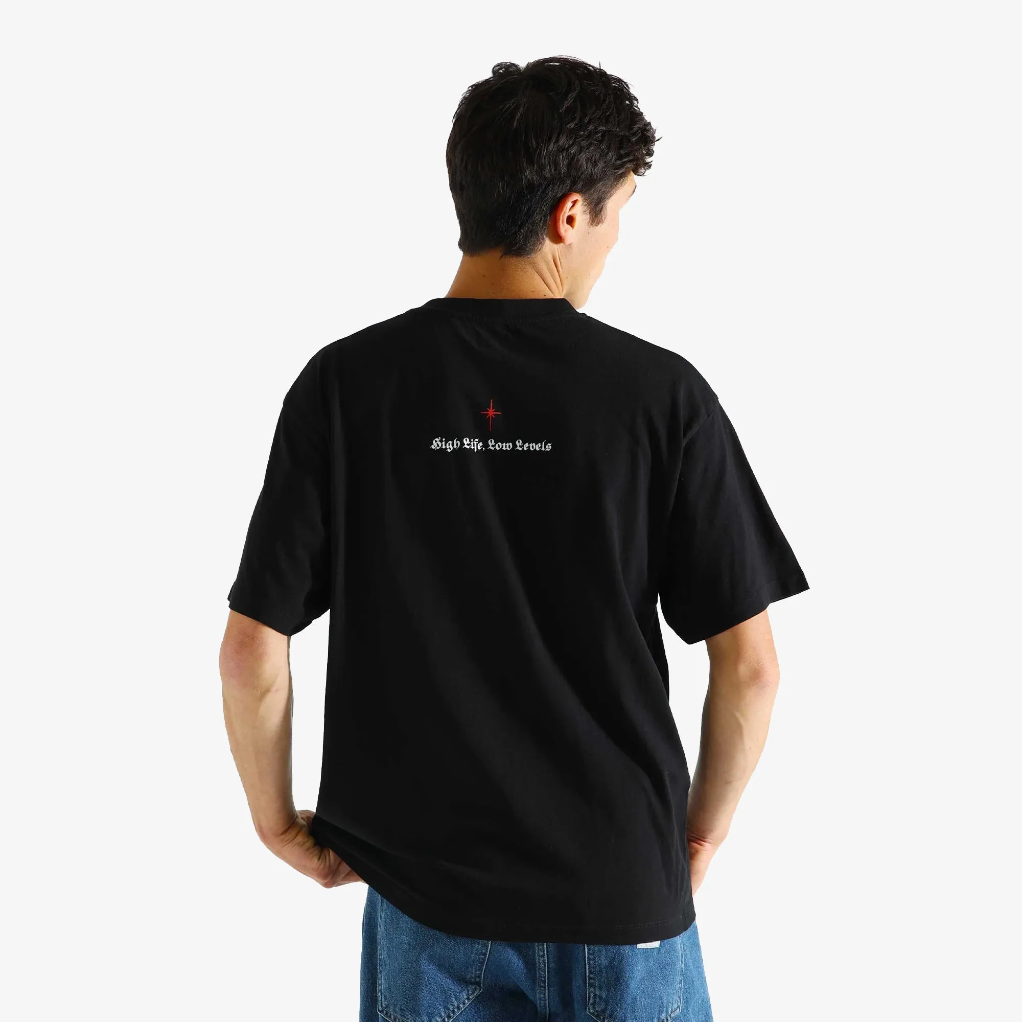 EDWIN | HIGH LIFE LOW LEVELS T-SHIRT { BLACK