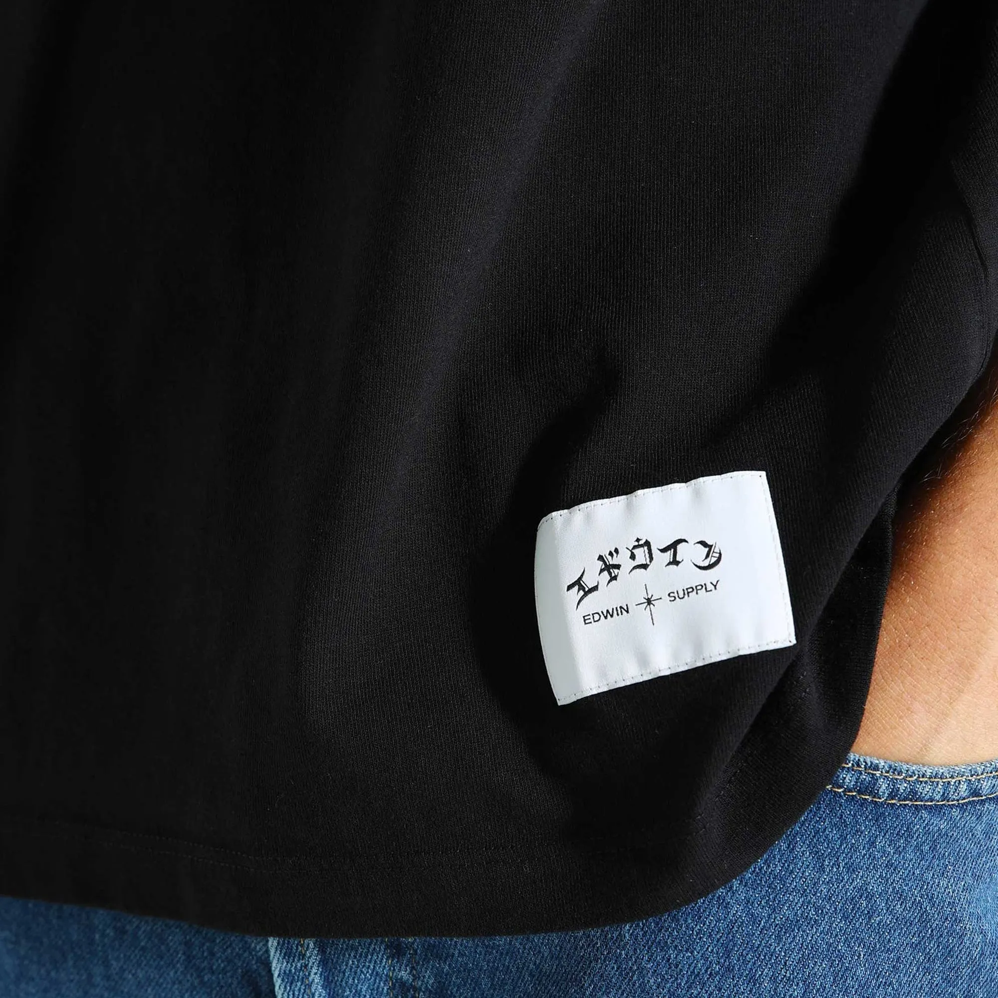 EDWIN | HIGH LIFE LOW LEVELS T-SHIRT { BLACK