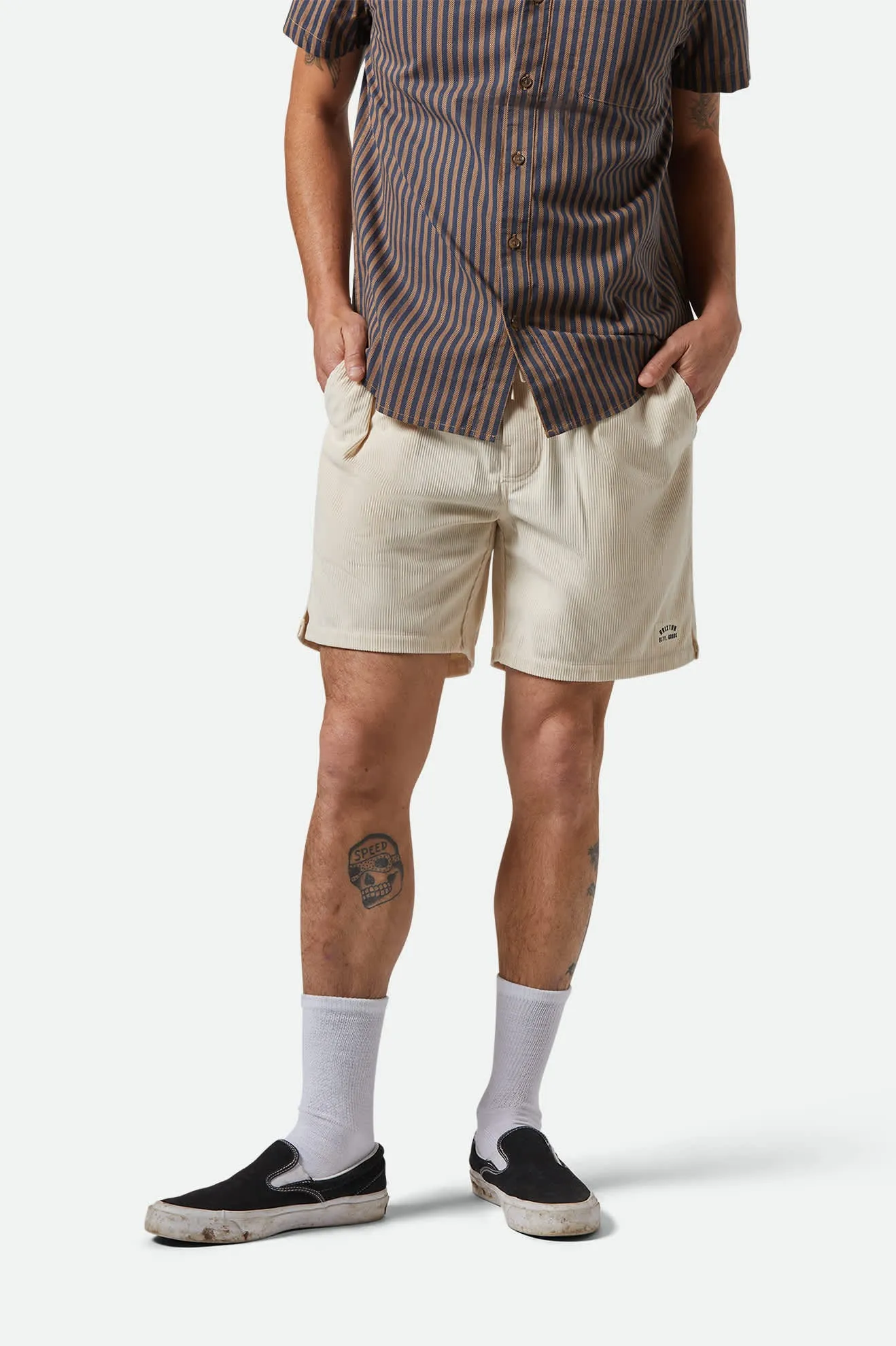 Everyday Corduroy Short - Whitecap