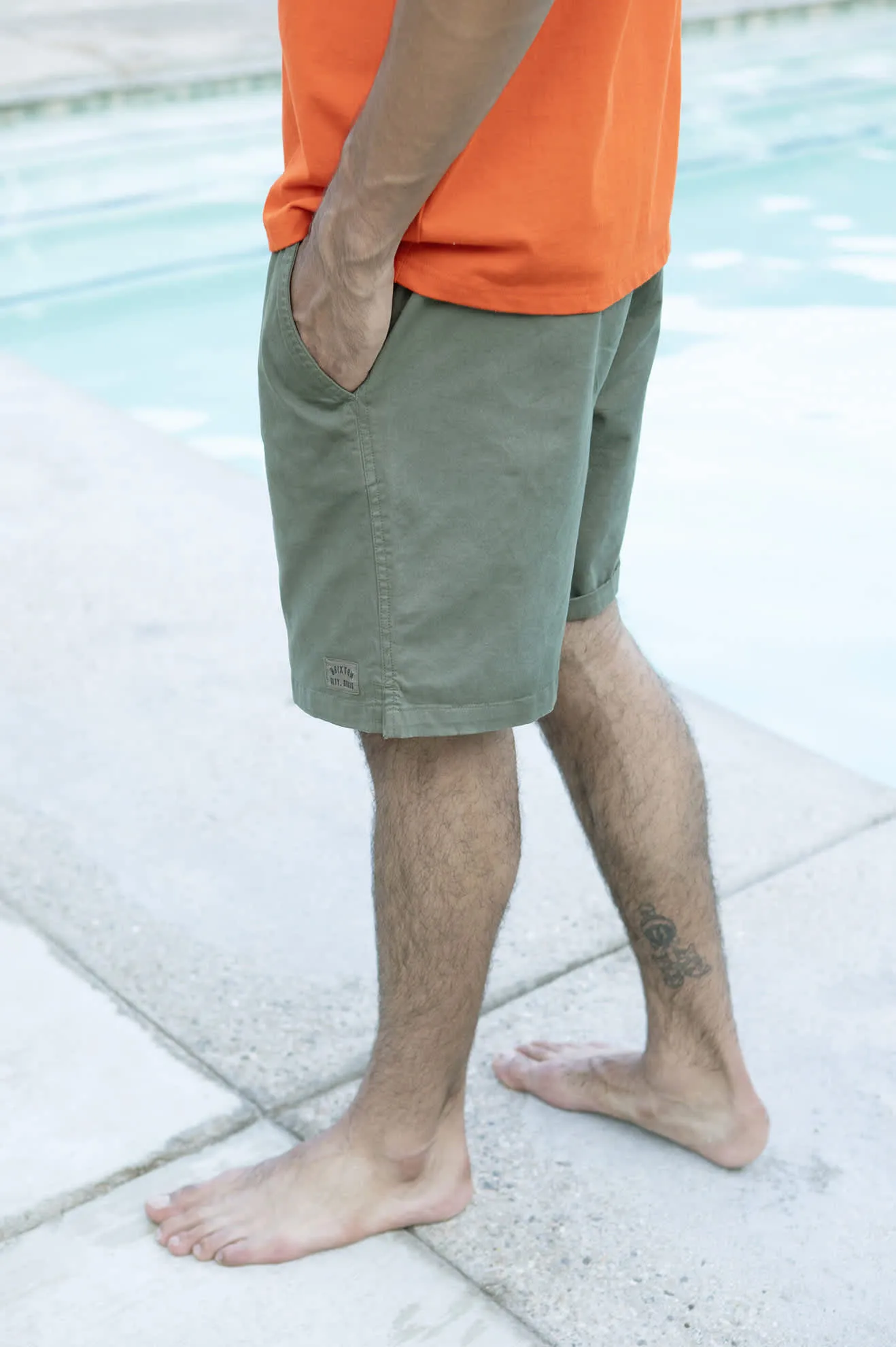Everyday Vintage Wash Short - Washed Ivy Green