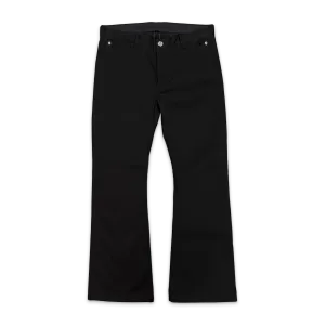 Flared Chino Pants Black