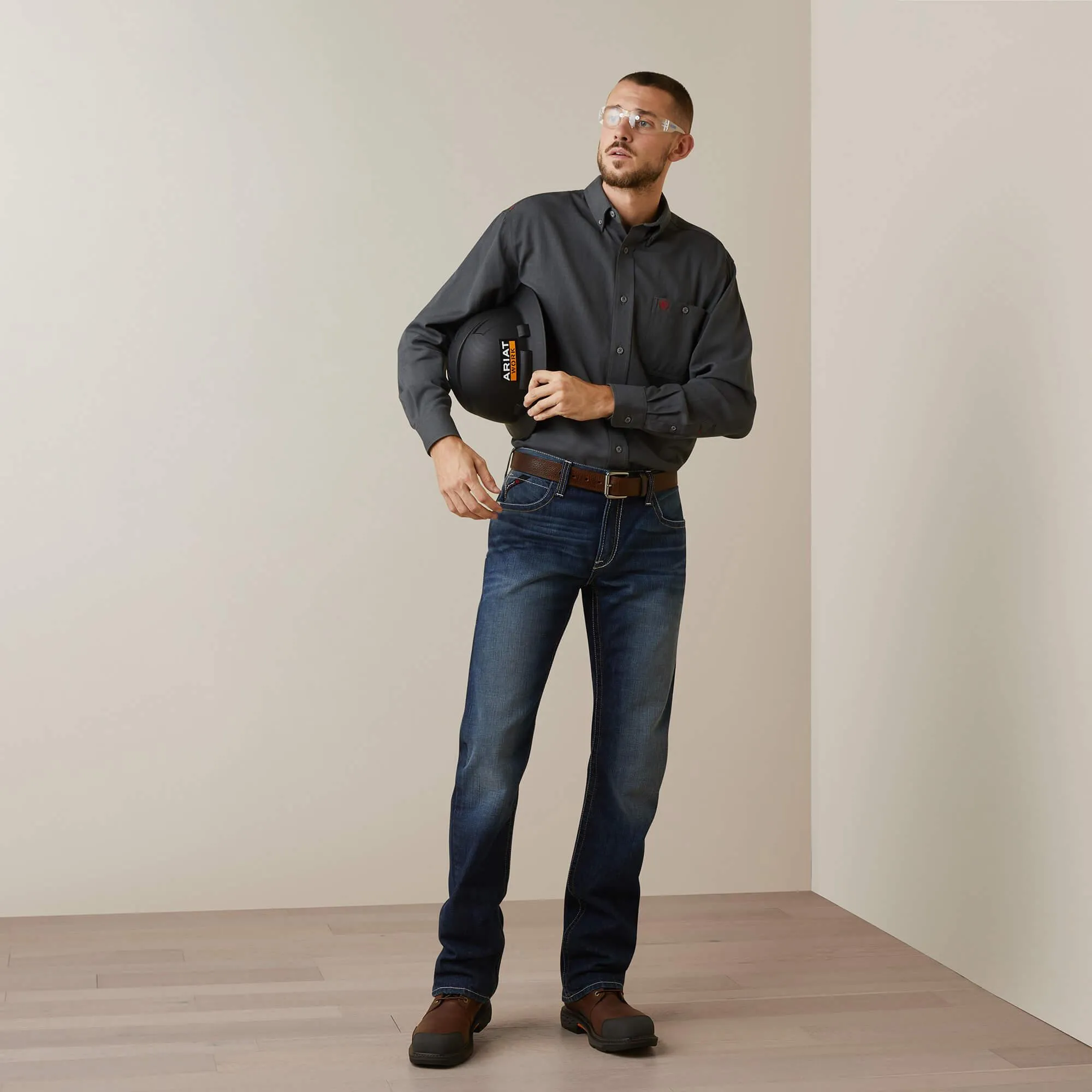 FR Air Inherent Work Shirt - Charcoal Heather