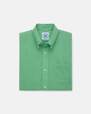 GREEN CHAMBRAY SHORT SLEEVE SHIRT