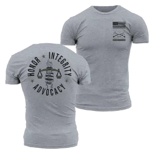Grunt Style Foundation Advocacy T-Shirt - Dark Heather Gray