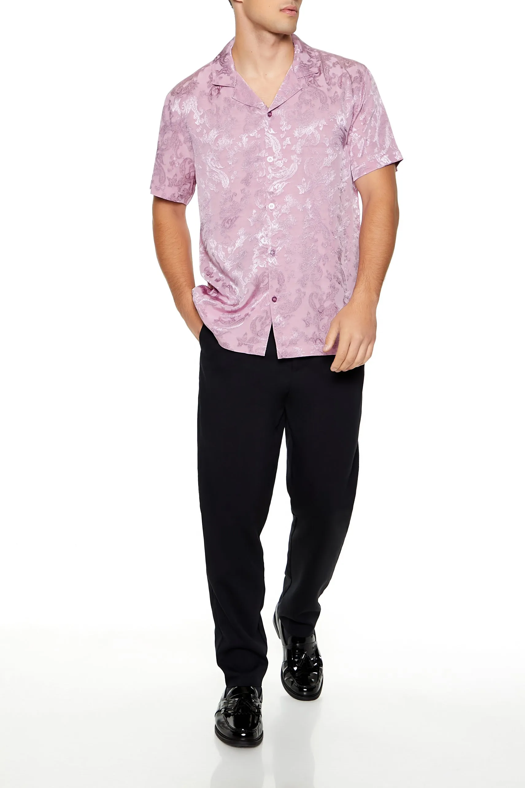 Haut avec motif cachemire jacquard