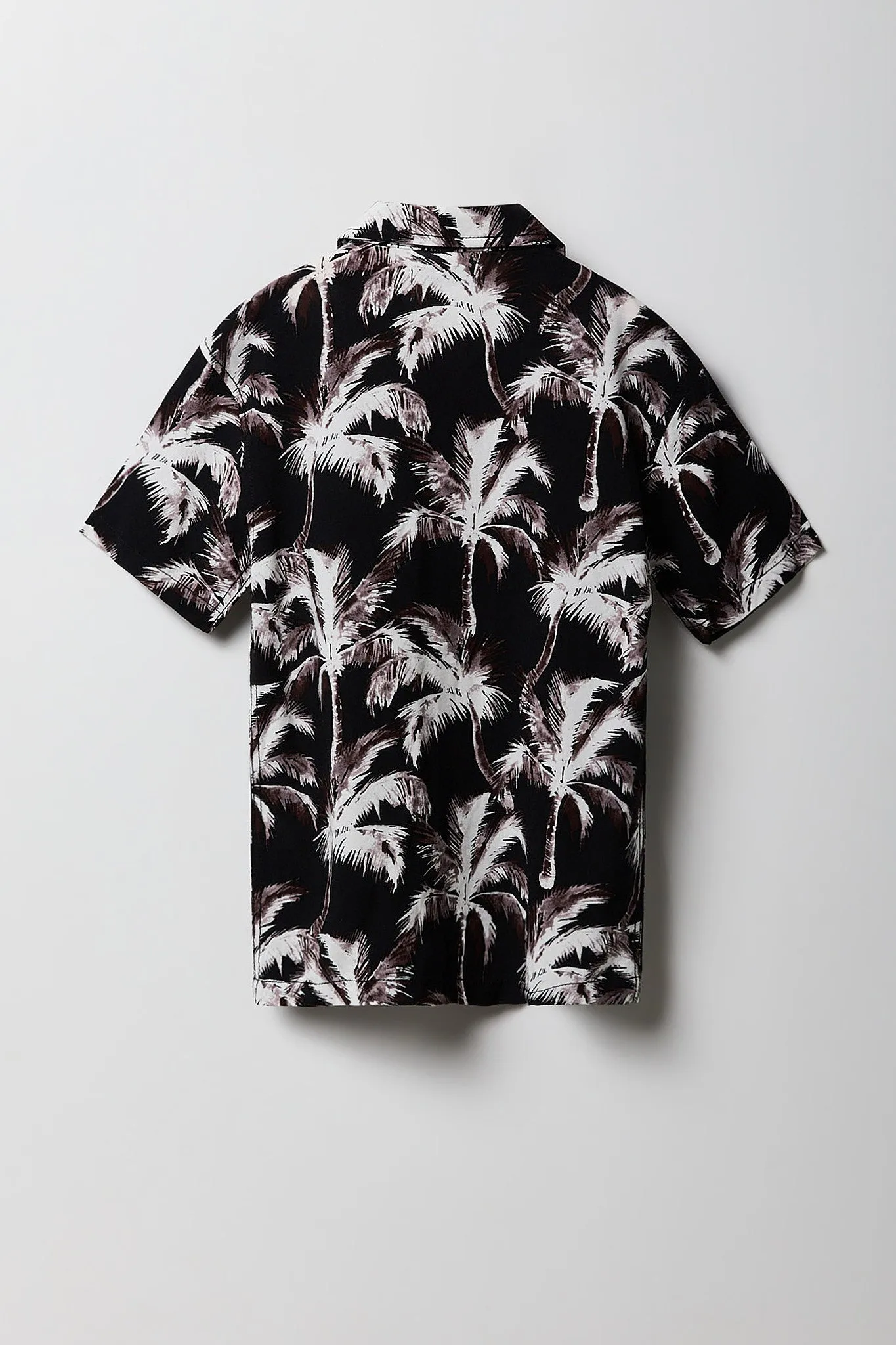 Haut boutonné avec motif tropical pour garçon